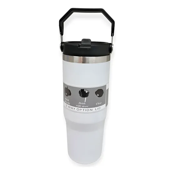 Vaso Térmico De Acero Inoxidable Frío Calor Con Manija