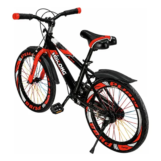 Bicicleta Huitong Cross Rodado 20 Con Pie De Apoyo