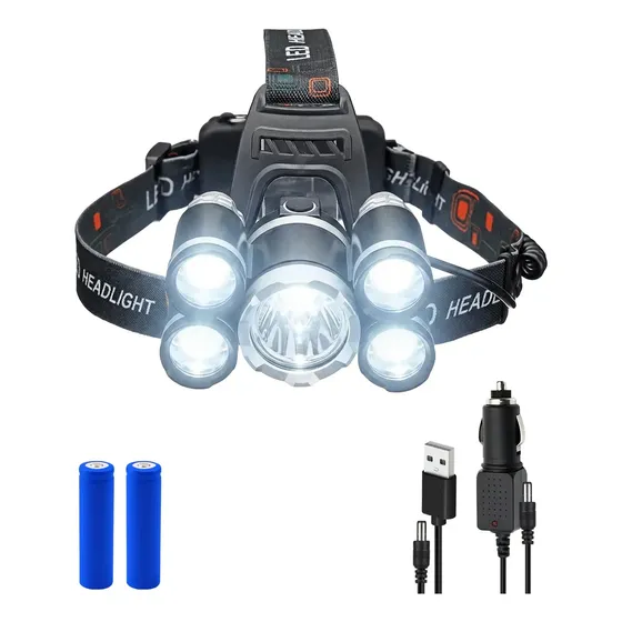 Linterna Minero Led Cabeza Vincha 300 Lumenes Led Color de la luz Blanca