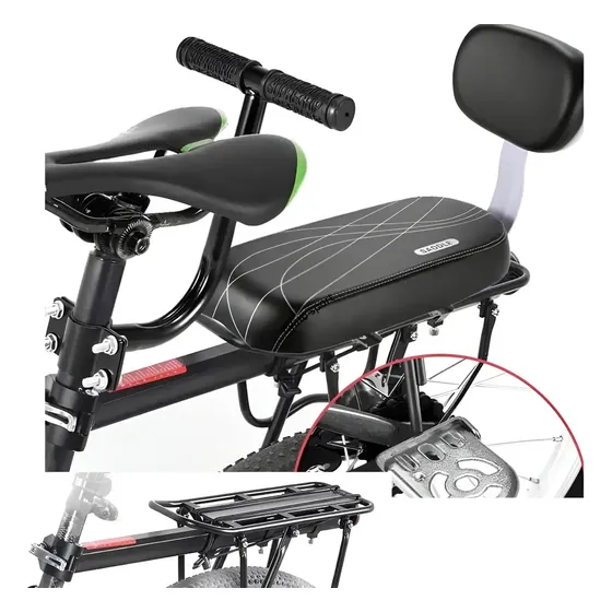 Silla Trasera Nene Bicicleta Con Porta Paquete Equipaje -50k