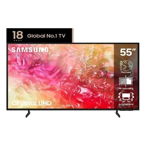 Smart TV UN55DU7000GCZB Du7000 55'' Crystal Negro Samsung