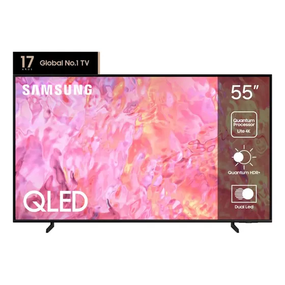 Smart Tv Samsung Qled Qn55q65cagczb 4k 55 Negro