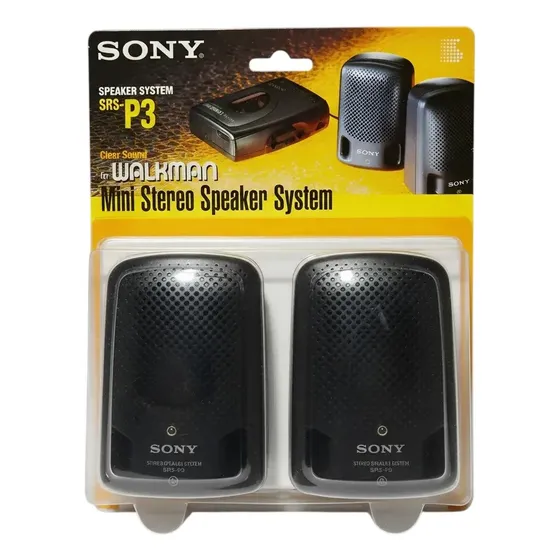 Parlantes Pasivos Sony Walkman De 1994  Blíster Cerrado