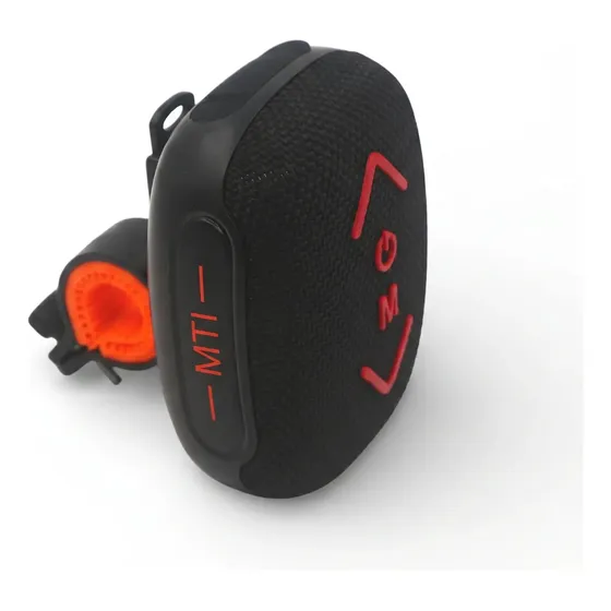 Parlante Inalámbrico Recargable Bluetooth Luces Mti M293 Bt Negro