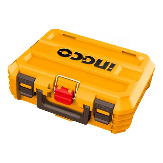 Caja de herramientas apilable ingco 19 carga maxima 15kg naranja