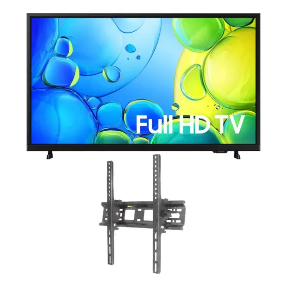 Smart Tv 43" Samsung Serie6 Crystal 60Hz UN43F6000FGXZB + Soporte Tv