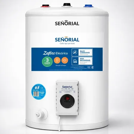 Termotanque Eléctrico Señorial Zafiro 65 Litros Blanco