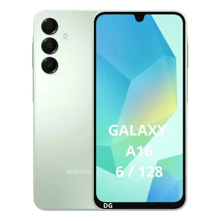 Celular Samsung Galaxy A16 128/4gb + Auricular De Regalo Verde