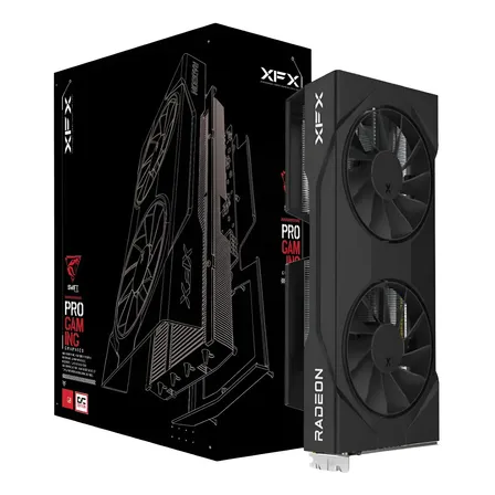 Tarjeta de Video XFX AMD Radeon RX 9060 XT 16GB GDDR6 DirectX 8K PCIe 4.0 450W