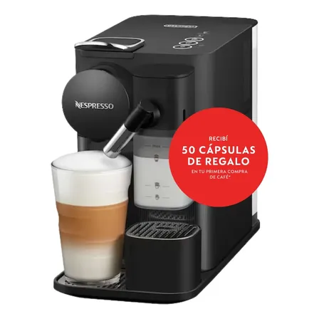 Cafetera Nespresso Lattissima One Cápsulas Limpieza Fácil