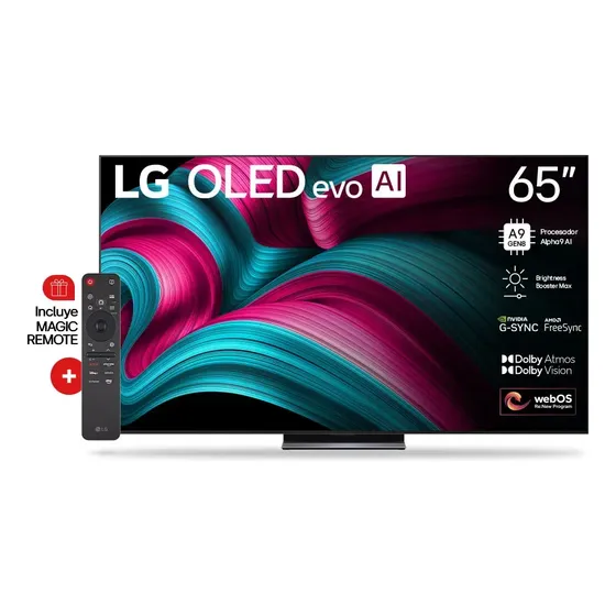 Televisor LG OLED evo AI 65 Pulgadas Smart 4K - OLED65C5PSA