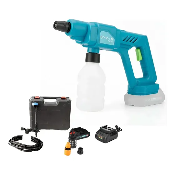 Hidrolavadora Inalambrica Dyvan Portatil Maletin Bateria H15 Azul
