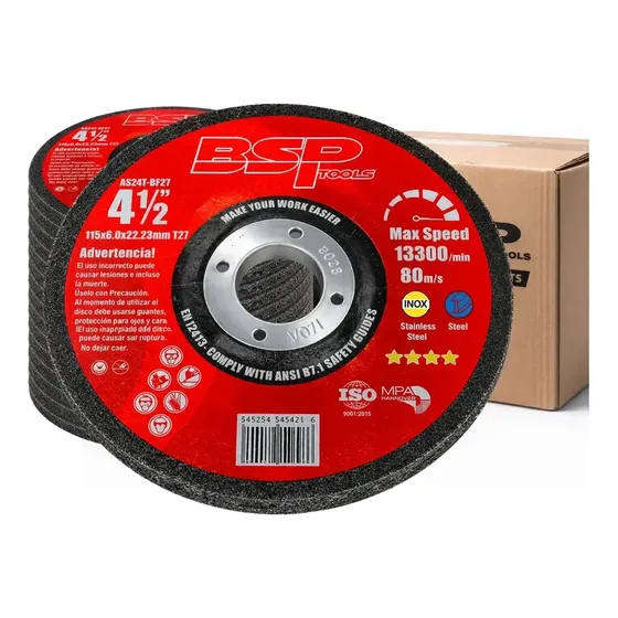 Disco Desbaste 115x6mm Amoladora Herramienta Importado X10