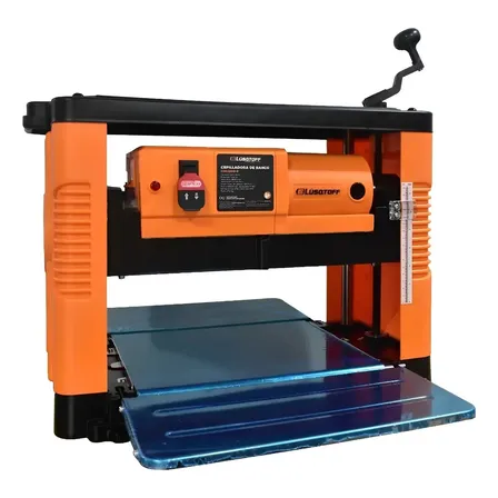 Cepilladora De Banco Garlopa Cepillo Electrico 1850w Lusqtof Naranja