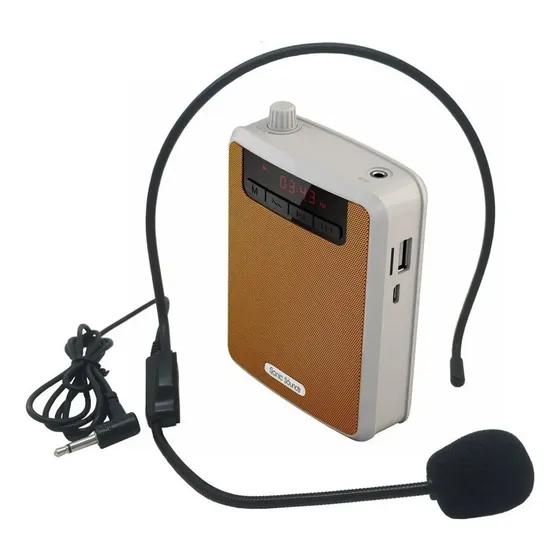Altavoz Amplificador Microfono Vincha K300 Marron Turista