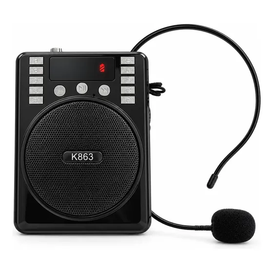 Microfono Con Parlante Amplificador Portatil Bluetooth/usbsd