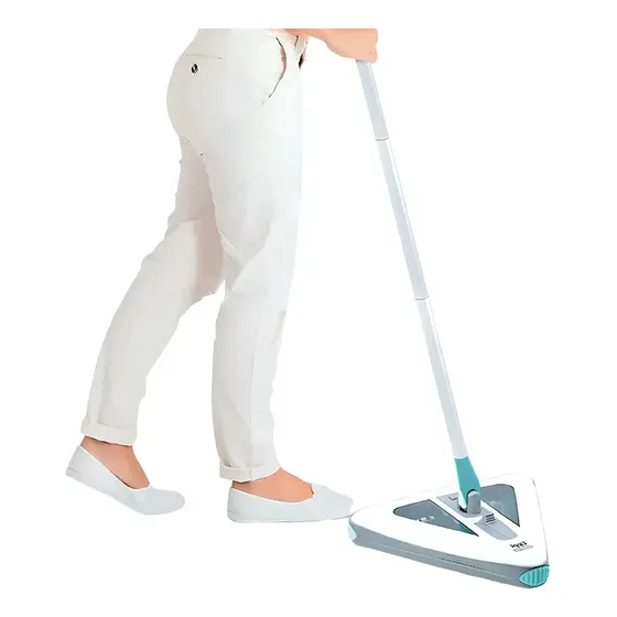 Barredora Pearl Sweeper Inalámbrica Recargable diseño triangular de triple cepillo y cabezal omnidireccional de 360°