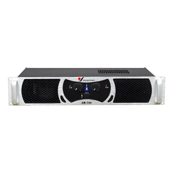 Venetian Am 100 Amplificador Potencia 300w Bridge 2x100w 8 Gris 300 W