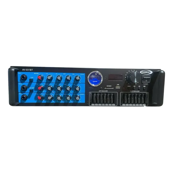 Consola Amplificador Usb Sd Mic 600w Bluetooth Potenciada