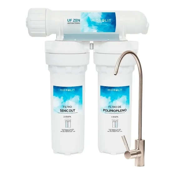 Purificador De Agua Hidrolit Uf Elimina Bacterias Arsenico. Hidrolit UF Zen Blanco