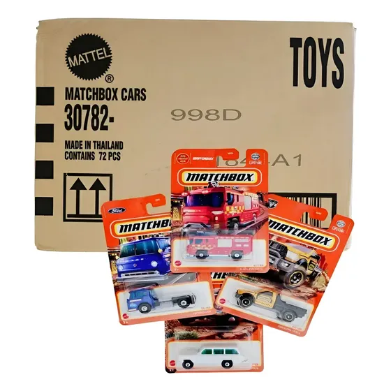Matchbox Caja X72 Autos Individuales 30782 Mattel
