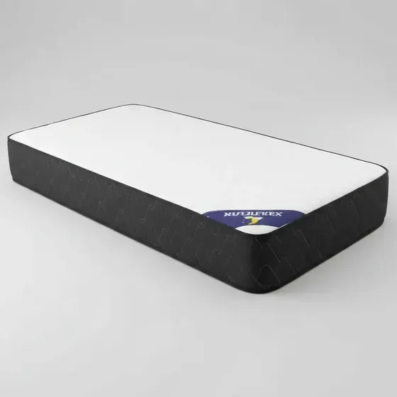 Colchón 1 Plaza de Espuma Extra Firme Multiflex Alta Densidad 80x190cm Color Blanco