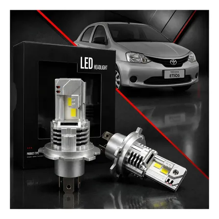 Lamparas Led H4 Alta Gama Toyota Etios 80.000 Lumenes