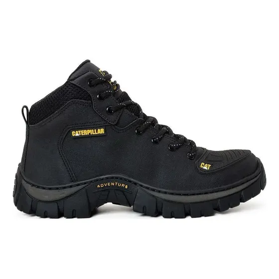 Borcegos Botas Cat Adventure Hombre Cuero Sintético