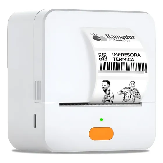 Impresora Térmica Portátil Bluetooth Etiquetadora Manual