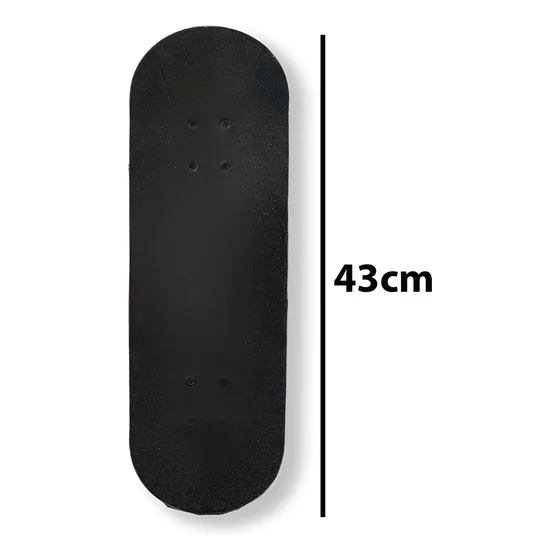 Mini Skateboard Patineta Infantil Modelo Fuego Azul