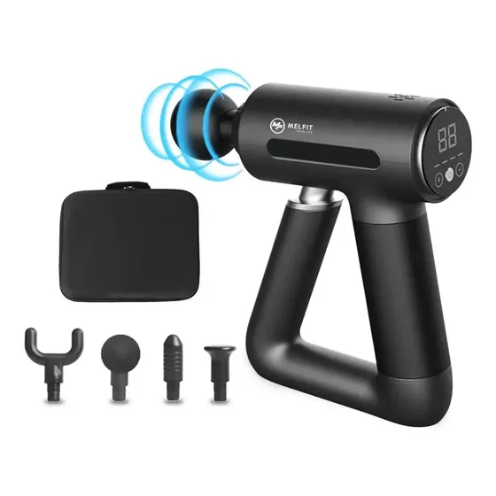 Pistola Masajeadora Melfit Profesional Rehabilitación 2.0 Color Pxpro2.0 Negro