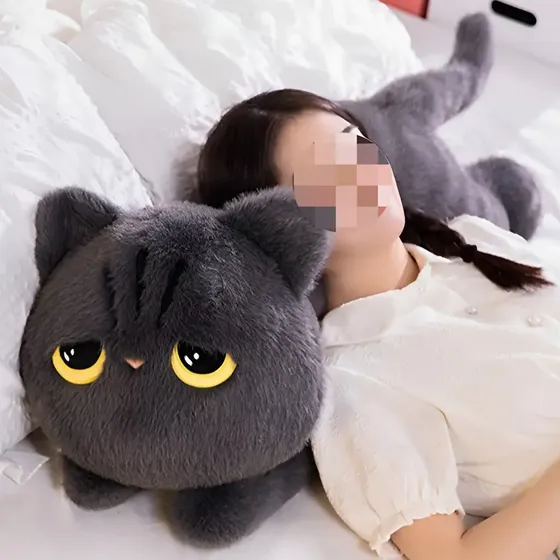 Peluche Gato 45 Cm Cat Dolls Genérico Almohada