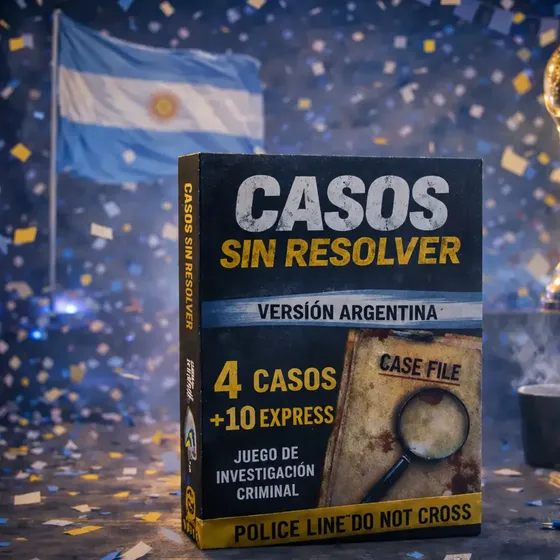 Casos Sin Resolver Juego 4 Crimenes + 10 Express Argentina