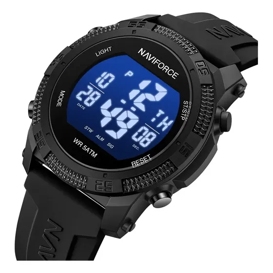 Naviforce Moda Casual Deportivo Digital Reloj Hombre Y Mujer