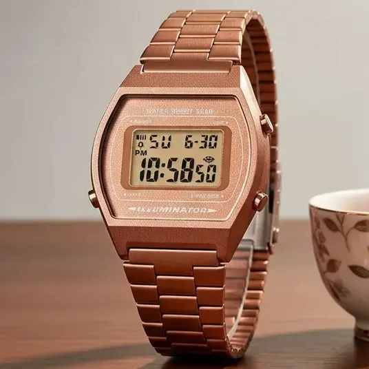 Reloj De Mujer Vintage Zenei B640 Elegante Color Rosa Rosa