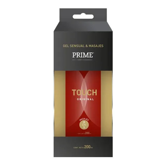 Gel Intimo Prime Touch X 200ml | Lubricante Y Masajes 2 En 1 Sabor Sin sabor