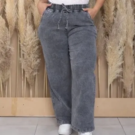 Jeans Wide Leg Talles Grandes Especiales 46 Al 60