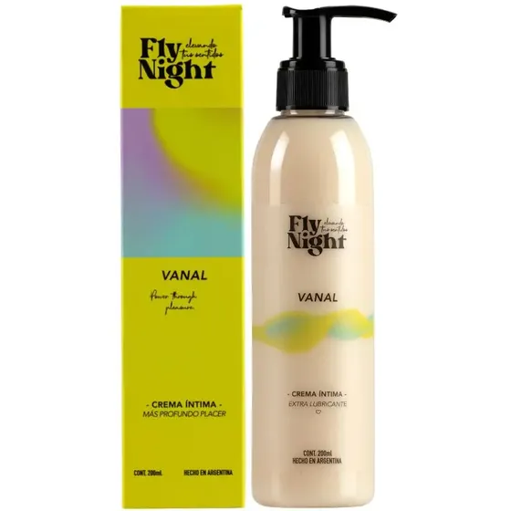 Lubricante Anal Crema Anal Fly Night 200ml Gel Intimo