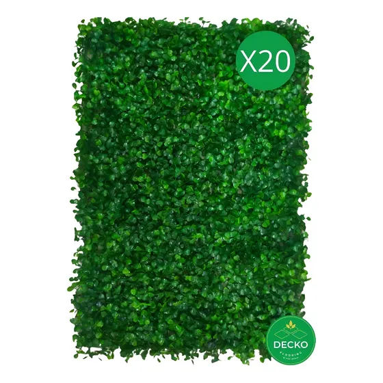 Jardin Vertical Artificial Decko By Hdc Panel Cesped Packx20u