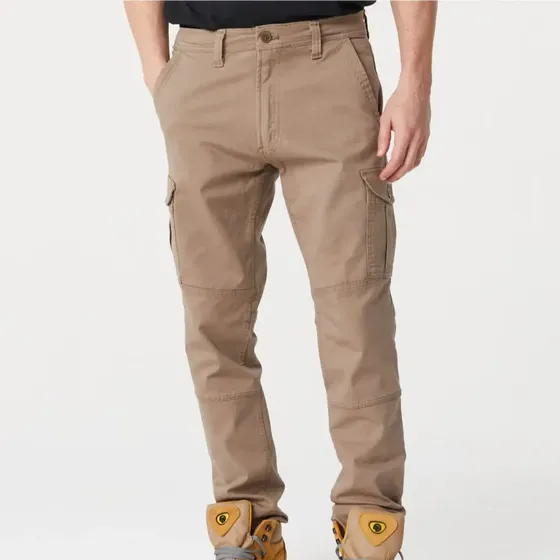 Pantalon Trabajo Pampero Cargo Fit Slim Gabardina Elastizado