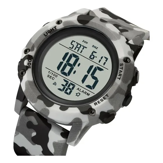 Reloj Deportivo Con Retroiluminación Digital Multifuncional