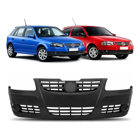 Paragolpe Delantero Gol G4 Power 2006 07 08 09 10 11 2012  Negro