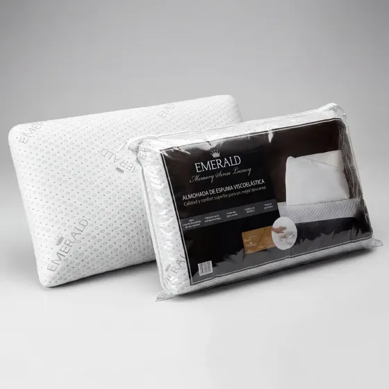 Combo X2 Almohada Viscoelástica Inteligente Emerald