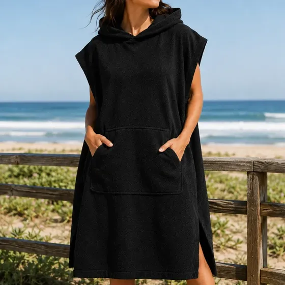 Poncho Cambiador Toalla De Microfibra