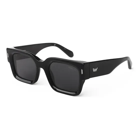 Lentes Anteojos De Sol Vulk Blk Polarizado. Optica Paesani Varilla C1 Negro Brillo