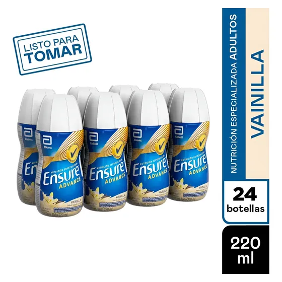 Ensure Advance Shake Sabor Vainilla 220 Ml X 24 Unidades