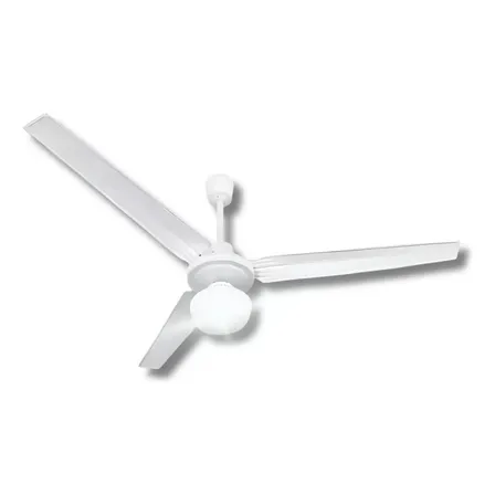 Ventilador De Techo Blanco 70w Luz 5 Veloc. 3 Aspas Fenergy 1.2 M 50 Hz / 60 Hz Blanco Metal 3