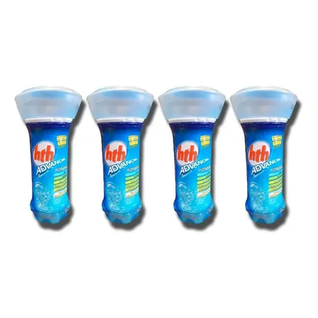 Cloro Flotador 4 En 1 Clorotec 1,66 Kg . Pack X 4 Unidades