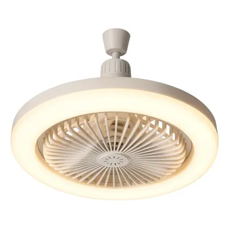 Ventilador Techo Lampara Led E27 Multifuncion Aromaterapia 26 Cm 50hz Blanco Plástico 5