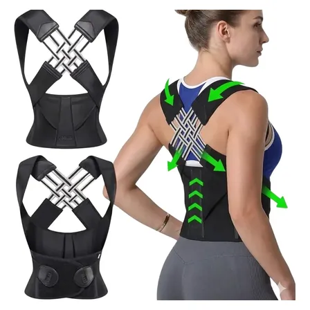Faja Lumbar Corrector Postura Espalda Hombros Ajuste Unisex Xxxl